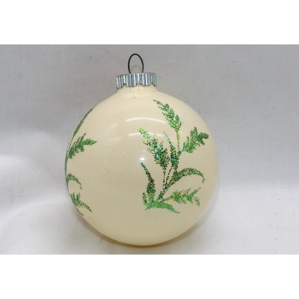 VTG MUSHROOM Glass Christmas Ornament‎ 2.5